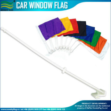 colorful custom car window flagpole