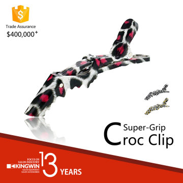 Croc Clip, printed finishing