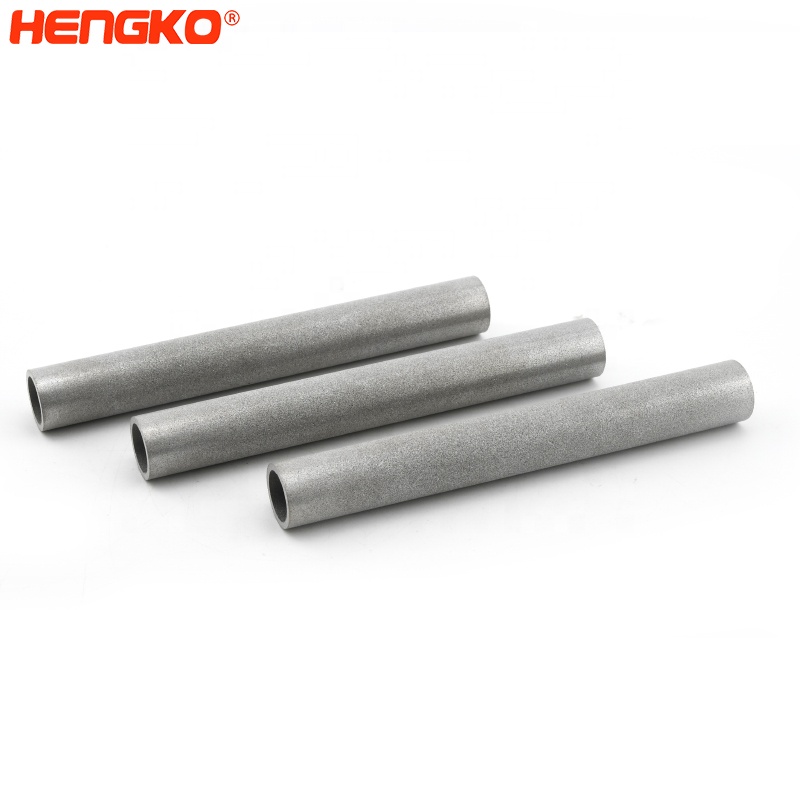 5 25 microns Sintered stainless steel 316L porous powder metal precise air nano filter tube