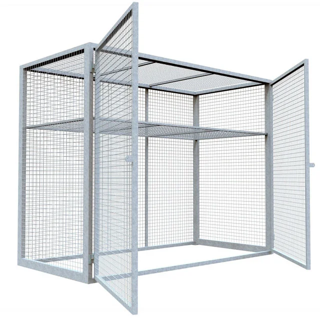 Heavy-Duty Wire Mesh Metal Storage Lockers