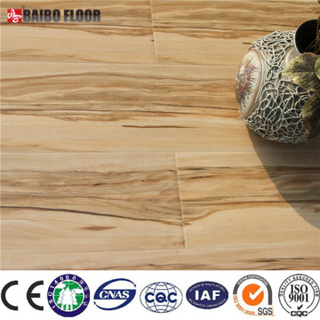 Waxed HDF floating wooden laminate floor