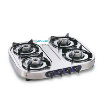 4 Alloy Burners Stainless Steel Gas Stove