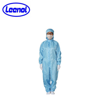LN-105 Hot sale ESD Blue work Jumpsuit For Cleanroom