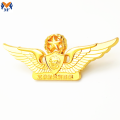 Metall Custom Bronze Pilot Wings Pin Abzeichen