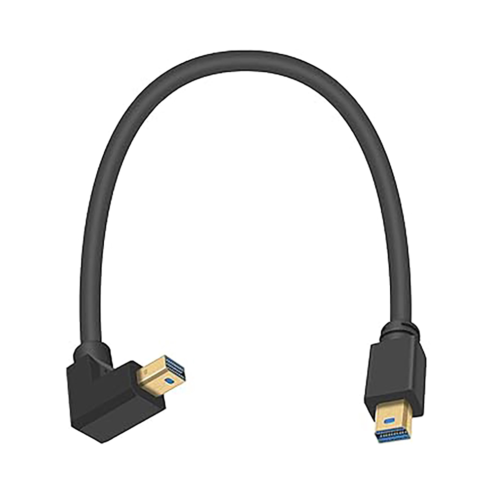 Mini DisplayPort to 90 Degree Mini DisplayPort Cable
