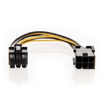 6 Pin PCIe Graphics Card Power Extension Cable