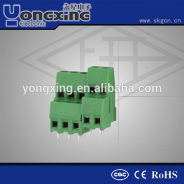 UL 5mm 16A 300V AC 2-24 pin pcb terminal block connector screw terminal block