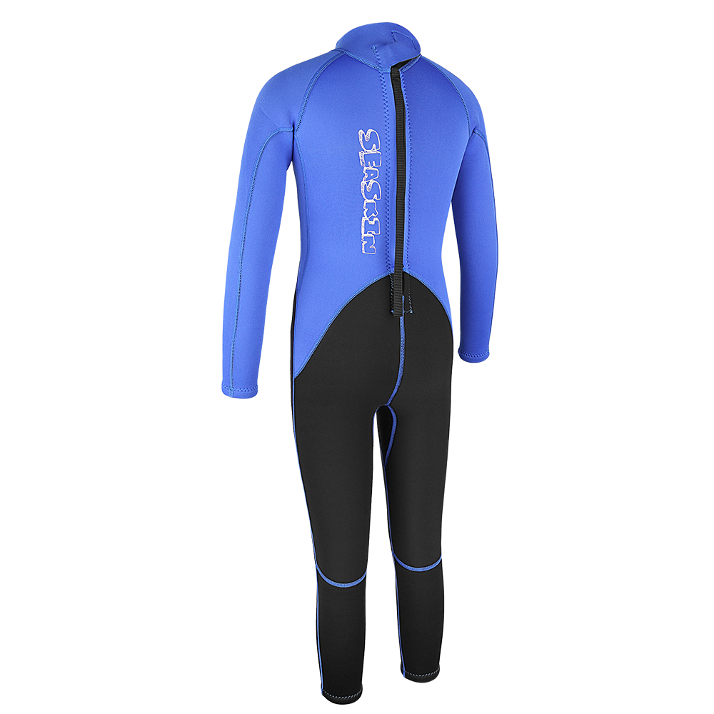 Seaskin Boys Neorpene back zip full wetsuits