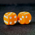 Bescon Colorful Solid Professional Precision Dice Round Corner 9/16" (14.3mm), Solid Colors Precision Backgammon Dice 14.3MM