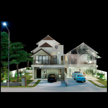 House Model for Scale Villa Building Model House