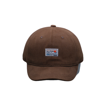 Soft Appliqué Peach Skin Baseball Cap