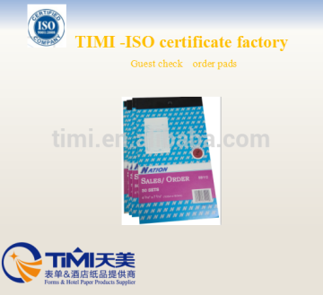 Money/Rent Record Book business forms Sales Order Book