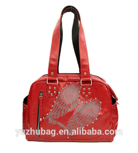 China suppliers PU leather Ladies fashion handbag