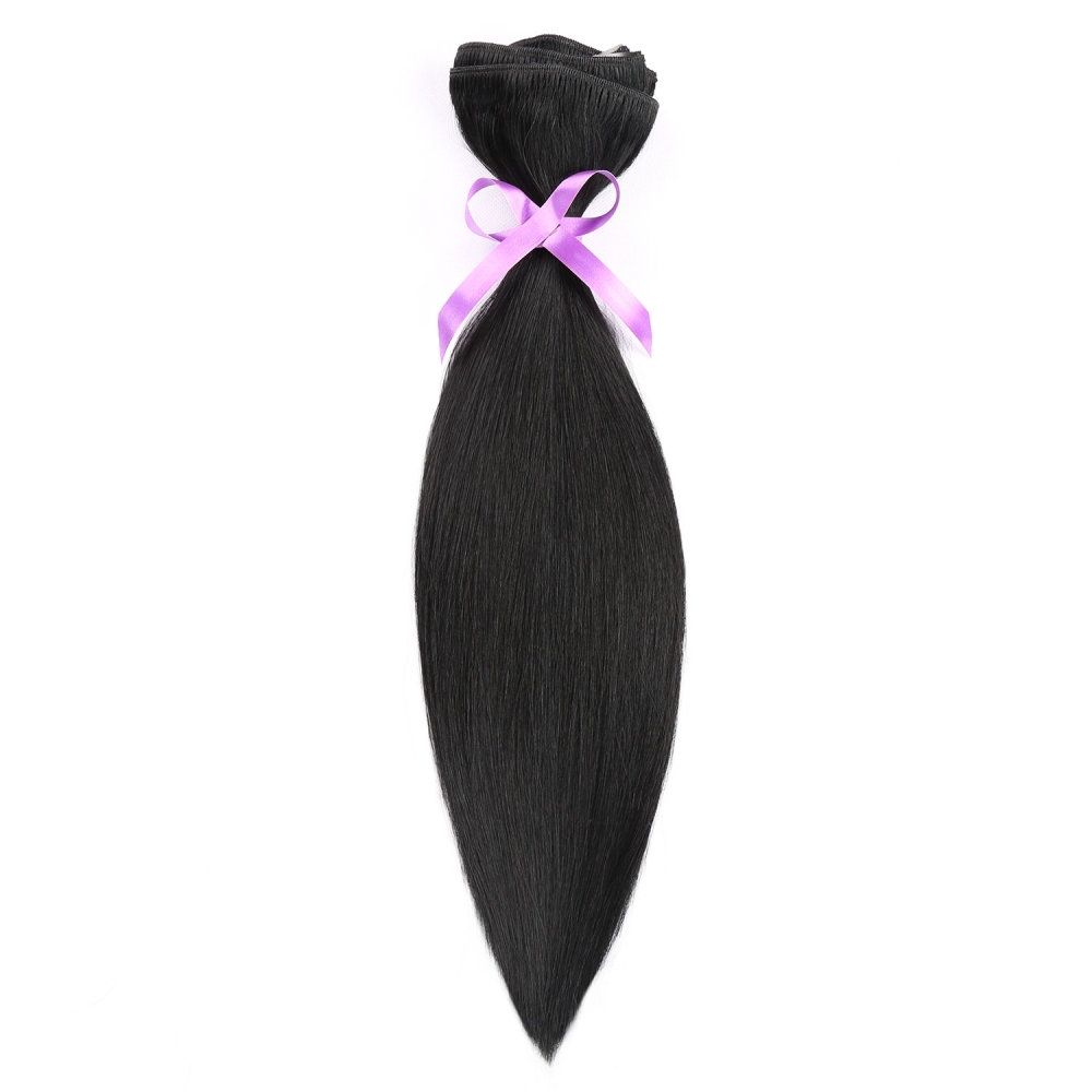 High Quality Clip In Hair Extensions 8pcs Natural Human Virgin Hair Custom Remy Hair Extensions Clip In