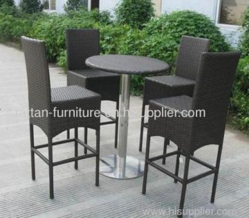 Patio Wicker Furniture Rattan Bar Sets 