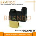 PU220AR-01 Válvula Solenoide de Latón Tipo Shako 1/8 &#39;&#39; 24V