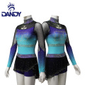 Équipe de danse des vêtements de joie de joie personnalisés uniformes de joie de sublimation sexy avec strass