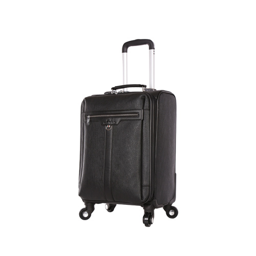 Promotion Gift Suitcase Silence Spinner wheels PU luggage