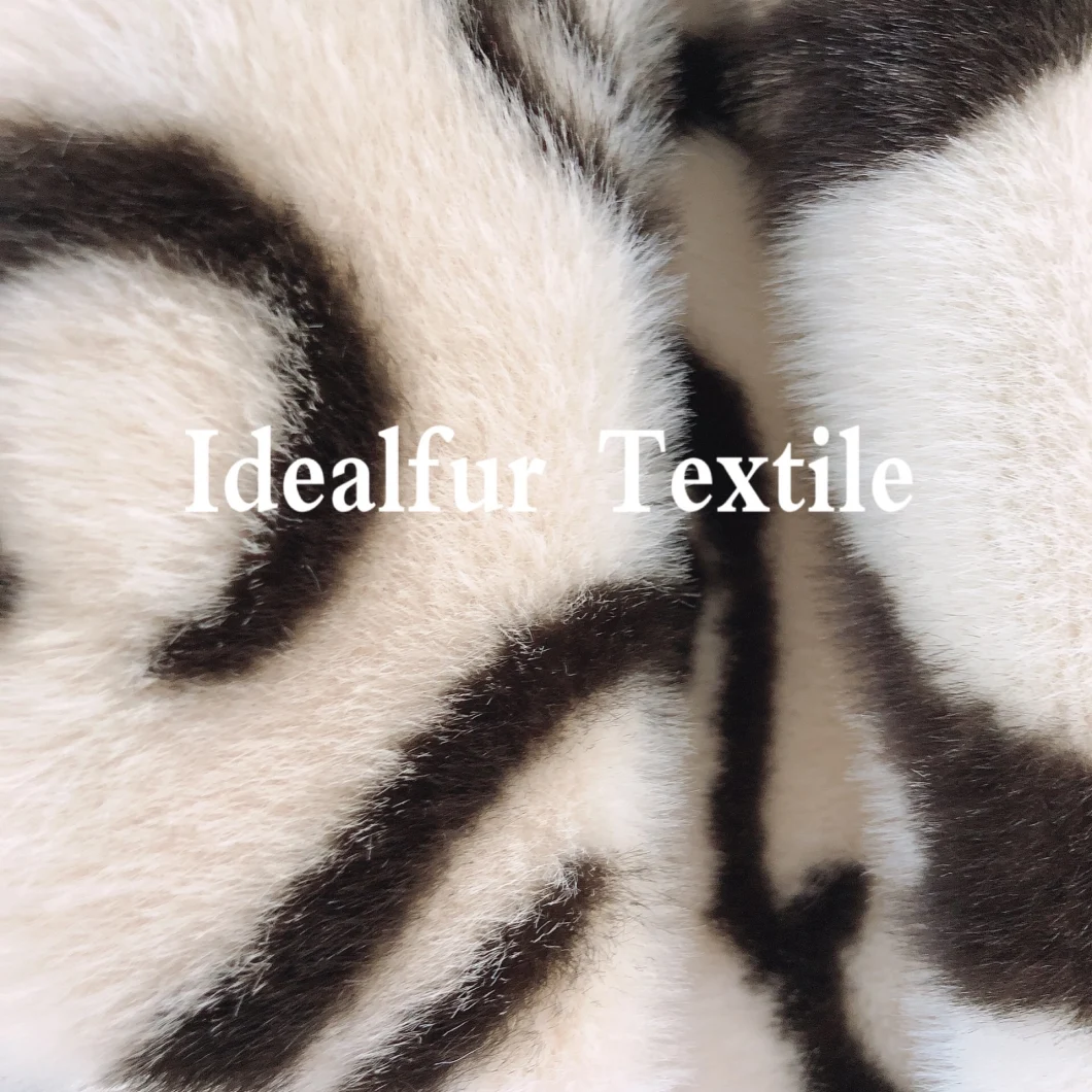 Jacquard Soft Smooth Rabbit Imitation Fur