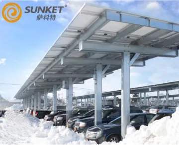 Solar energy carport aluminum mounting system
