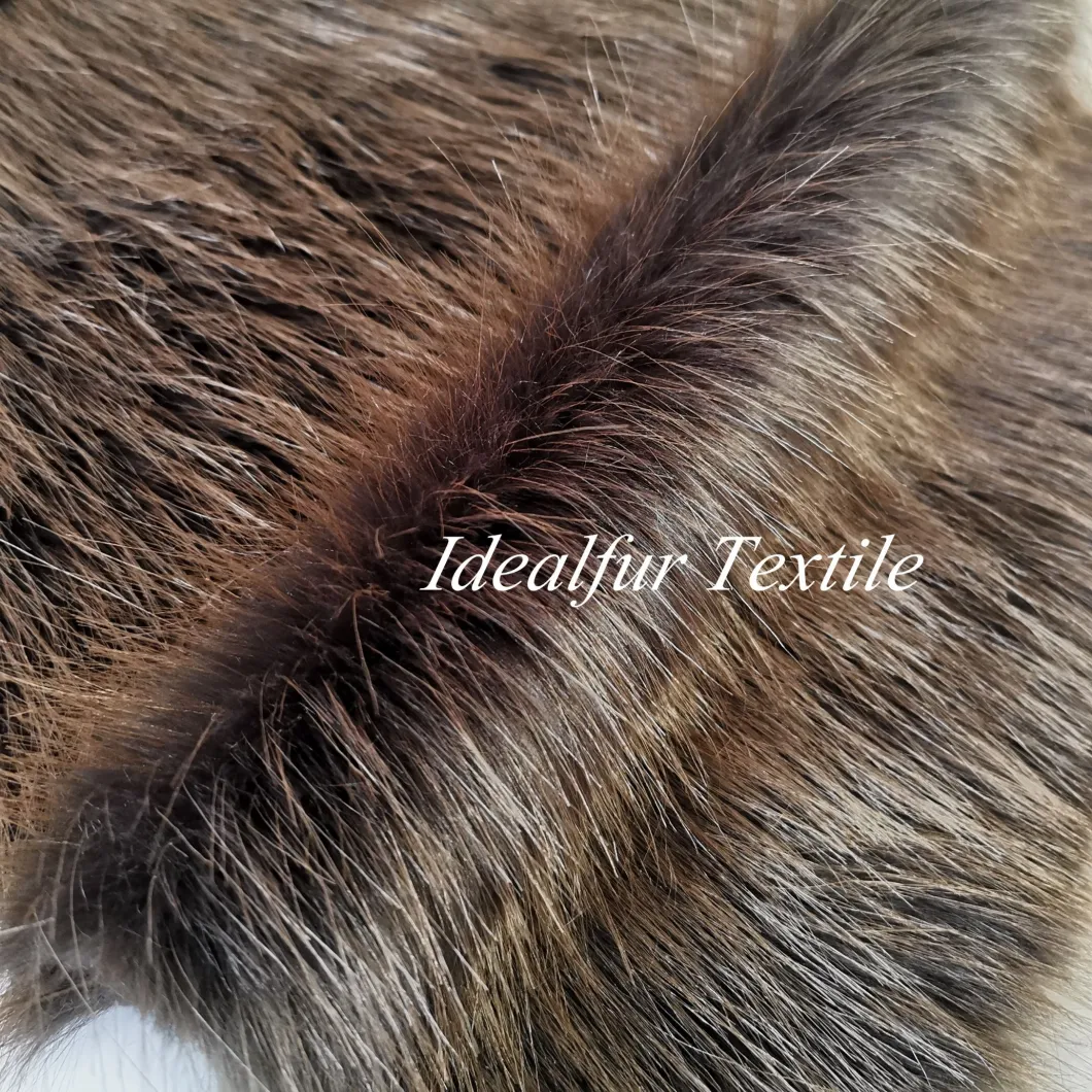 High Pile Raccoon Faux Fur Fabric for Blanket