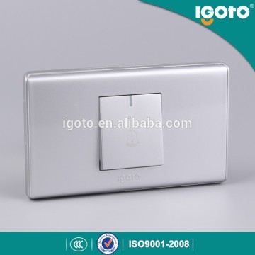 America standard silver color bell push switches