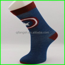 mens Captain America crew socks