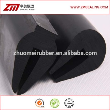 black color capping rubber U rubber