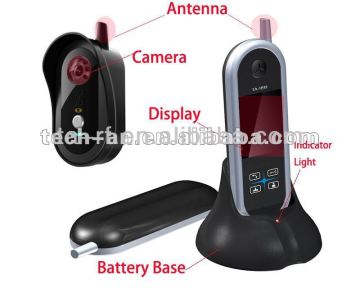 Wireless Digital Video Doorphone Intercom for apartment