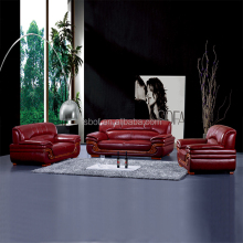 Malaysia Made Leather Chaise Lounge Sofa - Small Leather Living Room Sofas 922
