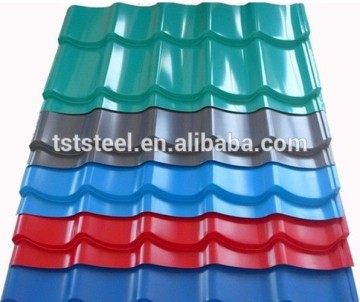 Color corrugated galvanized steel sheet,gauge thickness galvanized corrugated steel sheet