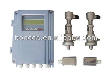 Vertical mounting ultrasonic flow meter