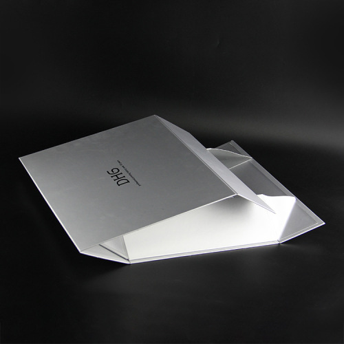 Caixa de papel magnético com estampagem a quente em formato de livro personalizado