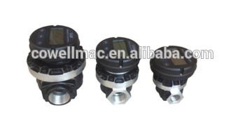compact size electronic oval gear meter oil flow meter