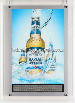 LED Crystal Light Box with LED Moving Message
