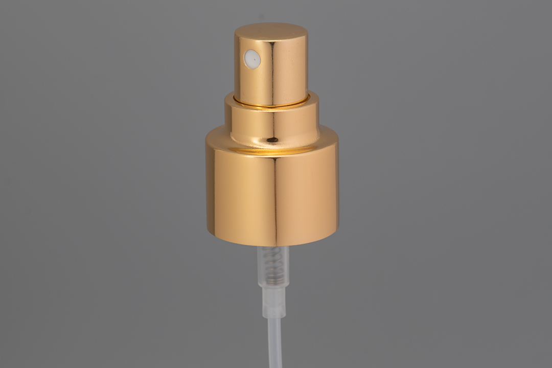 Máy phun sương mịn vỏ nhôm màu vàng sáng 24/410 24/410 Shiny Gold Aluminum Shell Fine Mist Sprayer