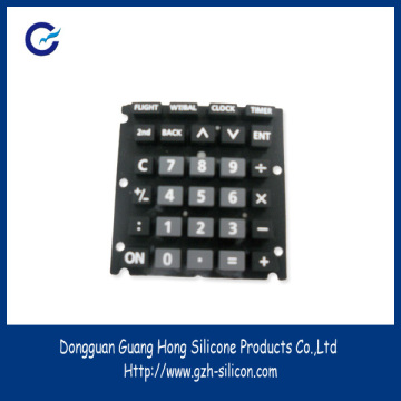 Factory price silicone keypad with optical trackball mouse