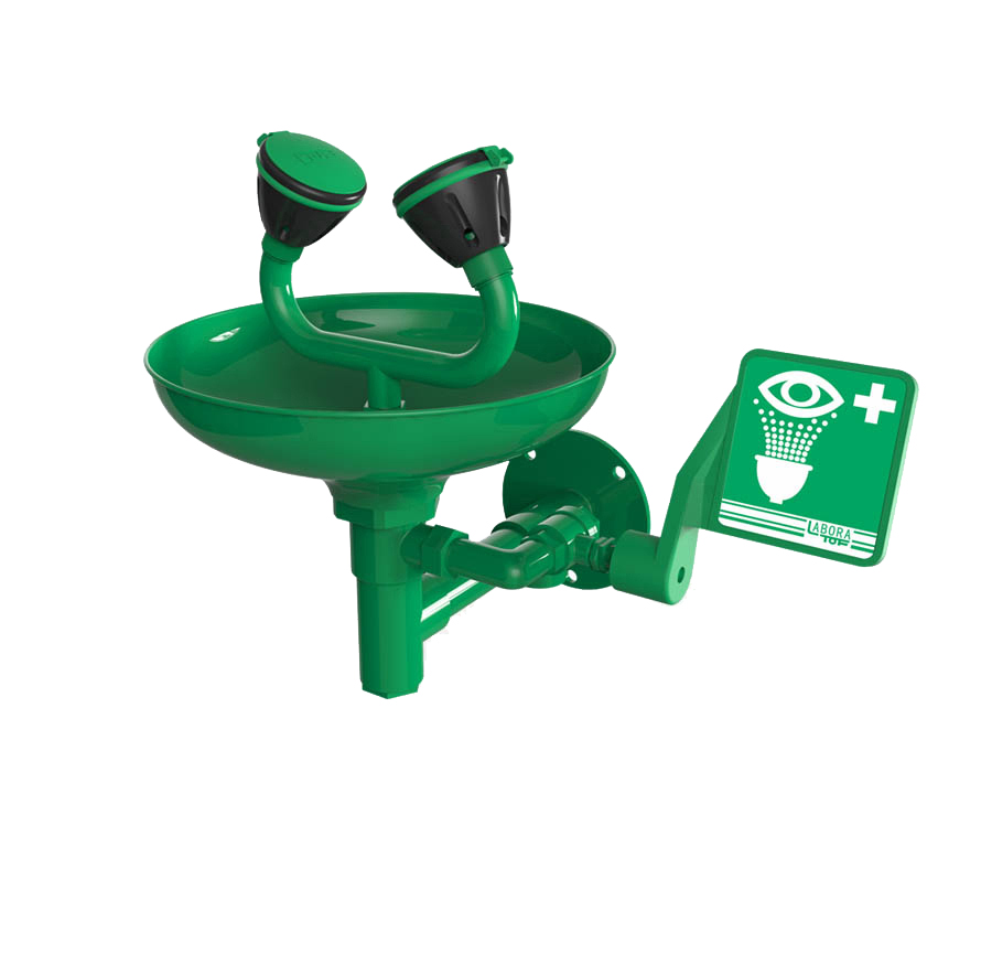 Laboratory Emergency Eyewash Green