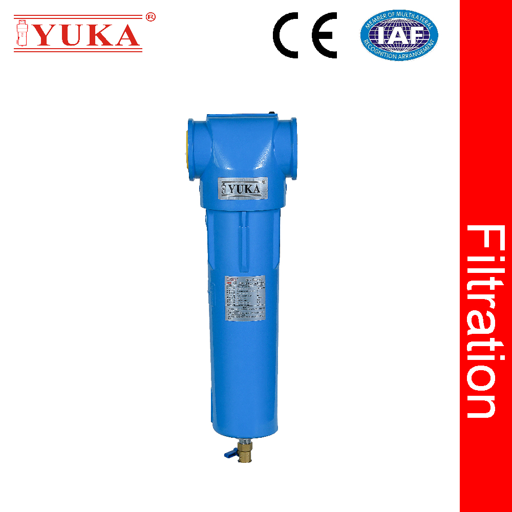 Installation method of compressed air filter