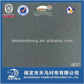 30D plain weave stretch interlining 6037