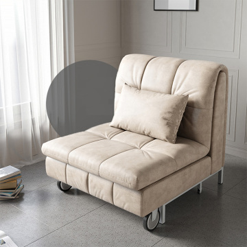 Fabric single seat sofa bed for apartment