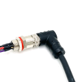 M12 Waterproof Connector Panel Mounting Aviation Cable