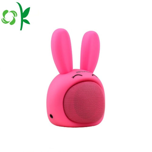 Kartun Rabbit Soft Speaker Kes Silikon Speaker Pelindung