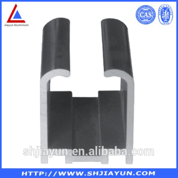 Aluminium extrusion C beam,connecting beam with anodized silver surface treatment