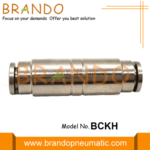 Brass Union Straight Push In Pneumatic Hose Fitting