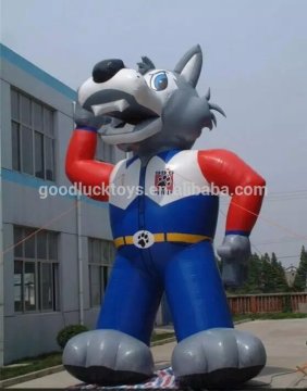 inflatable werewolf cartoon