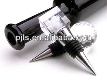 3d laser crystal wine bottle stopper