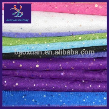 Polyester cheap colorful sequin fabric