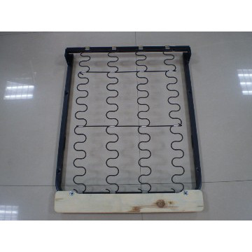 Wide metal seat box with springs