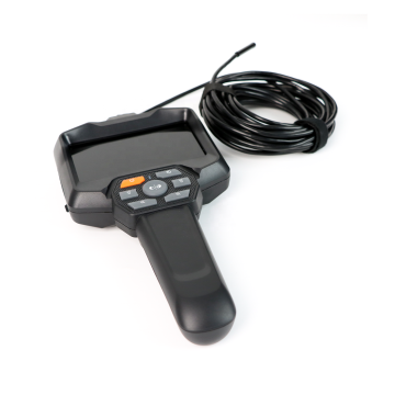 Professional Removable Portable Endoscope Camera with 6.0mm Borescope: 360-degree Rotation and 4.3-inch Color IPS Display for Industrial Applications